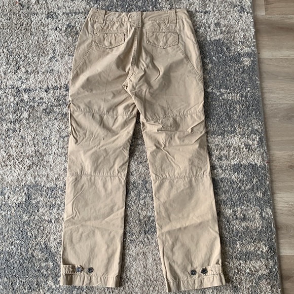 Ralph Lauren khaki low rise cargos with vintage features and silver hardware - Picture 3 of 8